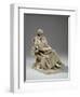 Maquette for Alfred, Lord Tennyson Seated at Trinity College, Cambridge, C.1909-William Hamo Thornycroft-Framed Giclee Print