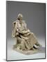 Maquette for Alfred, Lord Tennyson Seated at Trinity College, Cambridge, C.1909-William Hamo Thornycroft-Mounted Giclee Print