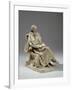 Maquette for Alfred, Lord Tennyson Seated at Trinity College, Cambridge, C.1909-William Hamo Thornycroft-Framed Giclee Print