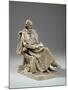 Maquette for Alfred, Lord Tennyson Seated at Trinity College, Cambridge, C.1909-William Hamo Thornycroft-Mounted Giclee Print