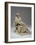 Maquette for Alfred, Lord Tennyson Seated at Trinity College, Cambridge, C.1909-William Hamo Thornycroft-Framed Giclee Print