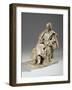 Maquette for Alfred, Lord Tennyson Seated at Trinity College, Cambridge, C.1909-William Hamo Thornycroft-Framed Giclee Print