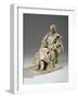 Maquette for Alfred, Lord Tennyson Seated at Trinity College, Cambridge, C.1909-William Hamo Thornycroft-Framed Giclee Print