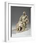 Maquette for Alfred, Lord Tennyson Seated at Trinity College, Cambridge, C.1909-William Hamo Thornycroft-Framed Giclee Print