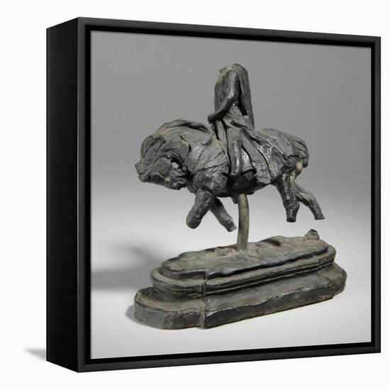 Maquette for an Equestrian Statue of Edward I, C.1893-William Hamo Thornycroft-Framed Stretched Canvas