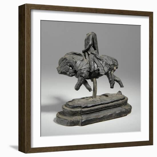 Maquette for an Equestrian Statue of Edward I, C.1893-William Hamo Thornycroft-Framed Giclee Print