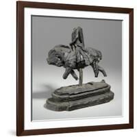 Maquette for an Equestrian Statue of Edward I, C.1893-William Hamo Thornycroft-Framed Giclee Print