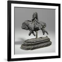 Maquette for an Equestrian Statue of Edward I, C.1893-William Hamo Thornycroft-Framed Giclee Print