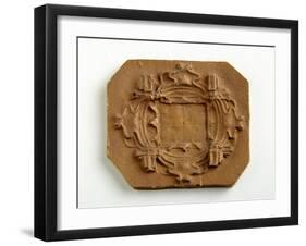 Maquette for an Octagonal Plaque-Alfred Gilbert-Framed Giclee Print