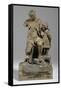 Maquette for Joshua Reynolds with Child-William Hamo Thornycroft-Framed Stretched Canvas