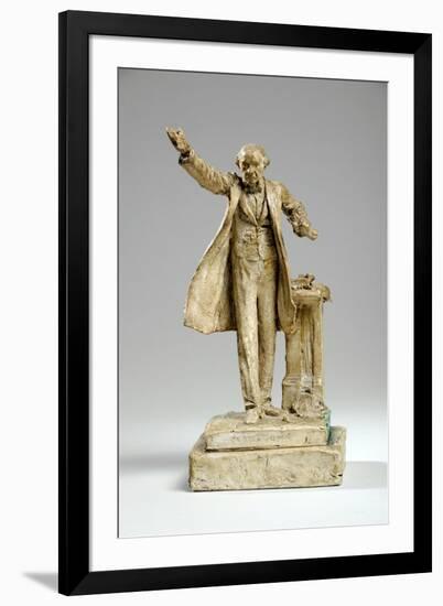 Maquette for the Statue of William Ewart Gladstone on the Strand, London, C.1905-William Hamo Thornycroft-Framed Giclee Print