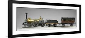 Maquette : Locomotive à vapeur-null-Framed Giclee Print