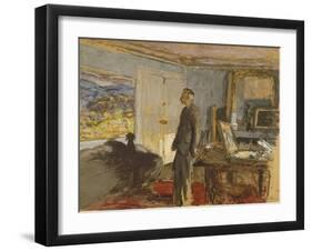 Maquette pour le portrait de Bonnard-Edouard Vuillard-Framed Giclee Print