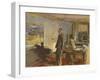 Maquette pour le portrait de Bonnard-Edouard Vuillard-Framed Giclee Print