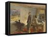 Maquette pour le portrait de Bonnard-Edouard Vuillard-Framed Stretched Canvas