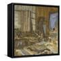 Maquette pour le portrait de Ker Xavier Roussel-Edouard Vuillard-Framed Stretched Canvas