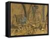 Maquette pour le portrait de Maurice Denis-Edouard Vuillard-Framed Stretched Canvas