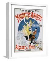 Maquettes Animees De Georges Bertrand Poster-Jules Chéret-Framed Giclee Print