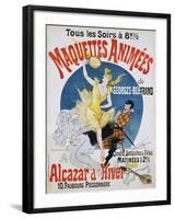 Maquettes Animees De Georges Bertrand Poster-Jules Chéret-Framed Giclee Print