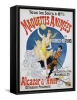 Maquettes Animees De Georges Bertrand Poster-Jules Chéret-Framed Stretched Canvas