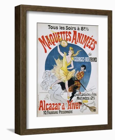 Maquettes Animees De Georges Bertrand Poster-Jules Chéret-Framed Giclee Print