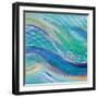 Mar Azul I-Patricia Pinto-Framed Art Print