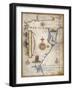 Mar Oceano, Portolan Atlas Illumination-Sebastiano Lopes-Framed Giclee Print