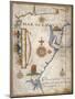 Mar Oceano, Portolan Atlas Illumination-Sebastiano Lopes-Mounted Giclee Print