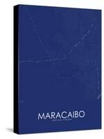 Maracaibo, Venezuela (Bolivarian Republic of) Blue Map-null-Stretched Canvas