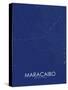 Maracaibo, Venezuela (Bolivarian Republic of) Blue Map-null-Stretched Canvas