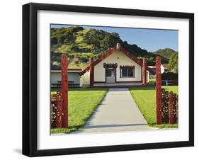 Marae, Torere, Bay of Plenty, North Island, New Zealand, Pacific-Jochen Schlenker-Framed Photographic Print