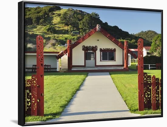 Marae, Torere, Bay of Plenty, North Island, New Zealand, Pacific-Jochen Schlenker-Framed Photographic Print