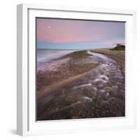 Maraetotara River Mouth in the South Pacific, Te Awanga, Hastings, Hawke's Bay, North Island-Rainer Mirau-Framed Photographic Print