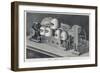 Marage's Machine to Simulate the Sounds and Mouth Shapes Created by Saying the Five Vowels-Poyet-Framed Art Print