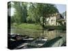 Marais Poitevin, Near Coulon, Western Loire, Poitou Charentes, France-Michael Busselle-Stretched Canvas