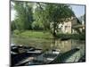 Marais Poitevin, Near Coulon, Western Loire, Poitou Charentes, France-Michael Busselle-Mounted Photographic Print