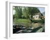 Marais Poitevin, Near Coulon, Western Loire, Poitou Charentes, France-Michael Busselle-Framed Photographic Print