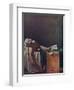 'Marat assassine', (The Death of Marat), 1793, (1937)-Jacques-Louis David-Framed Giclee Print