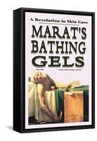 Marat's Bathing Gels: A Revolution in Skin Care-null-Framed Stretched Canvas