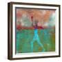 Marathon I Abstract-Ricki Mountain-Framed Art Print