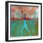 Marathon I Abstract-Ricki Mountain-Framed Art Print