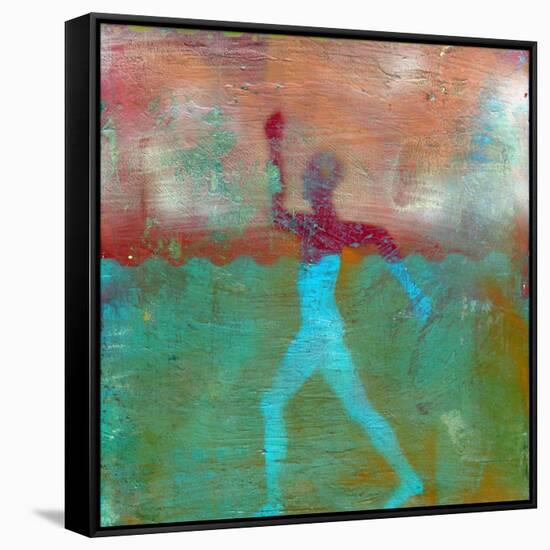 Marathon I Abstract-Ricki Mountain-Framed Stretched Canvas