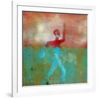 Marathon II Abstract-Ricki Mountain-Framed Art Print