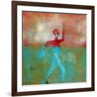 Marathon II Abstract-Ricki Mountain-Framed Art Print