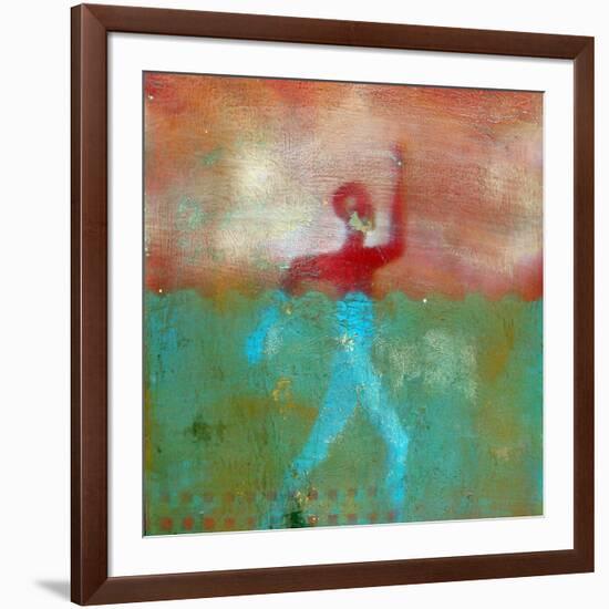 Marathon II Abstract-Ricki Mountain-Framed Art Print