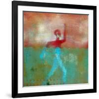 Marathon II Abstract-Ricki Mountain-Framed Art Print