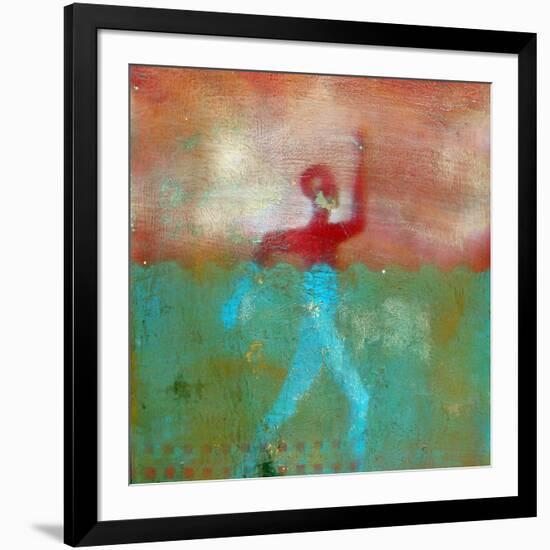 Marathon II Abstract-Ricki Mountain-Framed Art Print