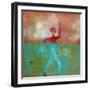 Marathon II Abstract-Ricki Mountain-Framed Art Print