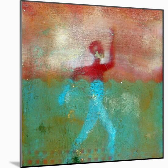 Marathon II Abstract-Ricki Mountain-Mounted Art Print