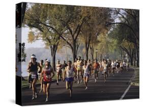 Marathon Race Minneapolis Minnesota, USA-null-Stretched Canvas